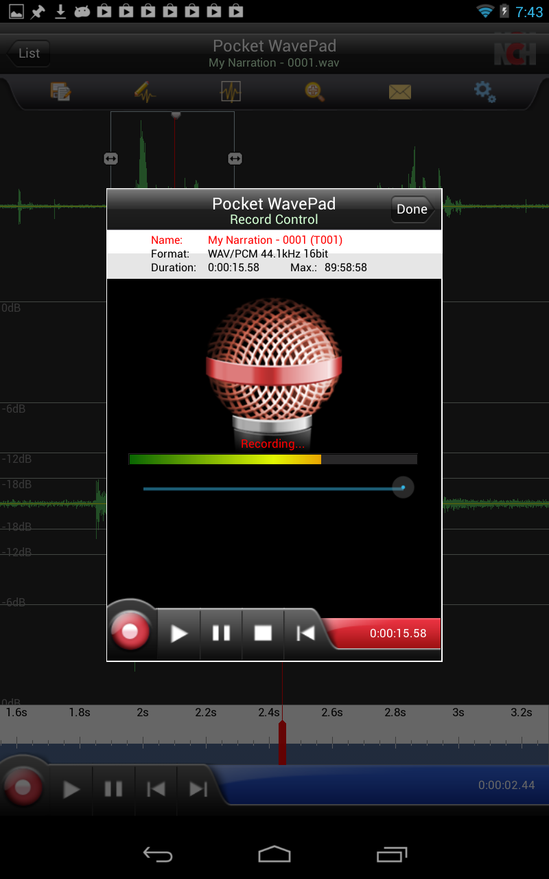 wavepad by nch software